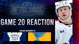 Toronto Maple Leafs vs St. Louis Blues Postgame Show | Game 20 | TLN After Dark