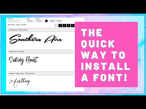 Install fonts in 30 seconds!