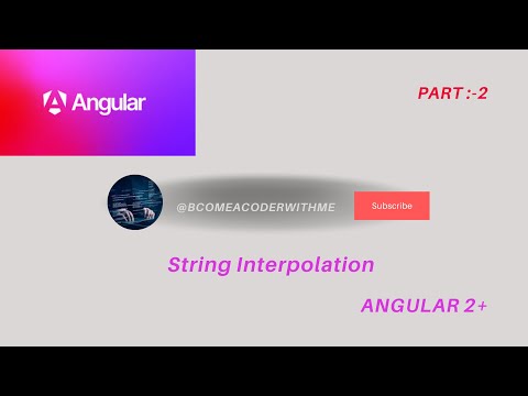 String Interpolation in Angular | Simple Explanation with Examples #angulardatabinding.