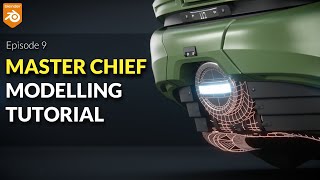 Blender Master Chief Helmet Modelling Tutorial | Episode 9