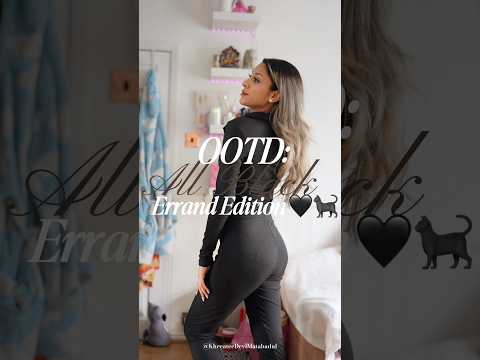 Errands Fit 🐈‍⬛🎧🖤 #OOTD #mauritian #fashioninspo #asos #stradivarius #michaelkors