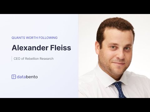Quants worth following: Alexander Fleiss, CEO of Rebellion Research