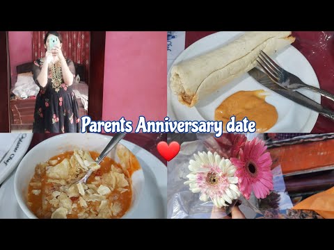 Parents Anniversary Date  👨‍👩‍👦|| Treat by my side 💖- Mini vlog
