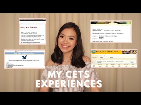 MY CETS EXPERIENCES | specific tips, application, coverage per college (UPCAT, ACET, USTET, DCAT)