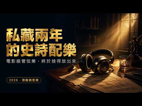 🎬 這組史詩配樂我私藏了兩年，今天終於捨得放出來｜電影級管弦樂・燃到頭皮發麻