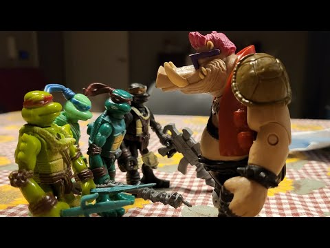 Ninja Turtles vs Bepop stop motion