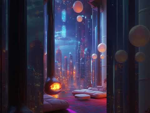 Gravity Defying Serenity: The Futuristic Living Room of 2060 #futuristicliving