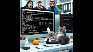 That awkward moment when your cat's nap leads to a purr-emature deployment. #DevOps #DevOpsMemes 😸💻🚀