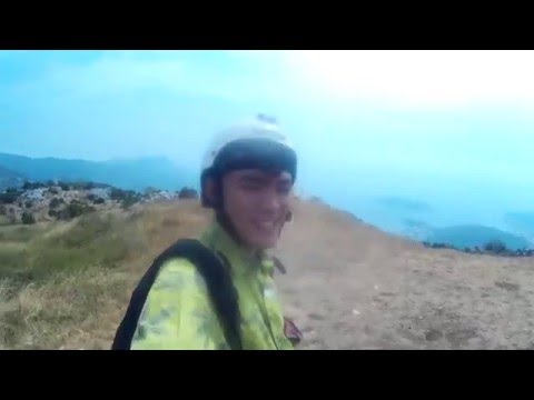 Shiyi Yin paragliding part 2 of 4 with Dušan Radulović on August 16, 2015 at Budva, Montenegro