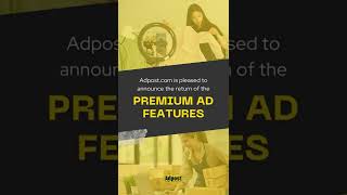 Adpost.com Shorts - Premium Ads Return