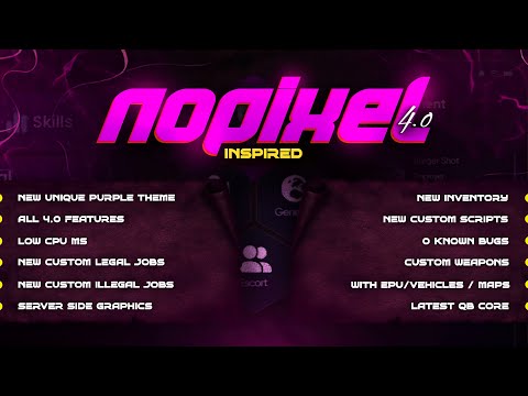 [QB] NoPixel 4.0 Inspired Purple Themed Full Server (QBUS/QBCore)
