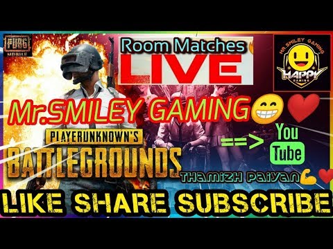 Season 13 Room match🤩Mr.Smiley Gaming 🔥 #Pubgmobile #Mrsmileygaming