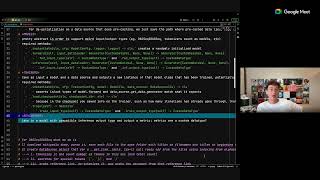 Join zoom to pair program with me (refactoring LLM training harness)