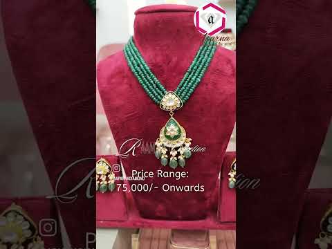 Gold Kundan Necklace Sets and designs