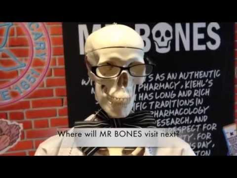 MR Bones & Kiehls visits 5 Merchant Place Sandton