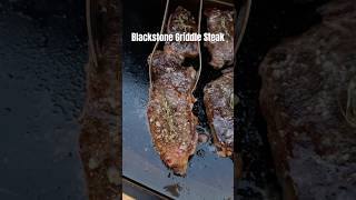 How to Cook Steak on the Blackstone Griddle!🥩 #steak #griddle #griddlerecipes #blackstonegriddle