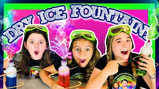 Dry Ice Science Experiments for Kids to Do At Home |  DIY Dry Ice Fountains w/ Wild Adventure Girls