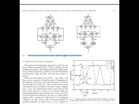 Analysis and Design of a Low-Voltage Low-Power Double-Tail Comparator