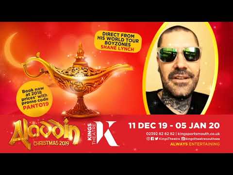 Boyzone's Shane Lynch in Aladdin 2019 - Portsmouth