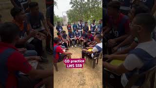 SSB GD Mock Practice At LWS SSB in Delhi | Stay Motivated🦾