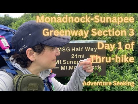 Monadnock-Sunapee Greenway Hike: Section 3 / Day 5 - My First Solo Backpacking Hike