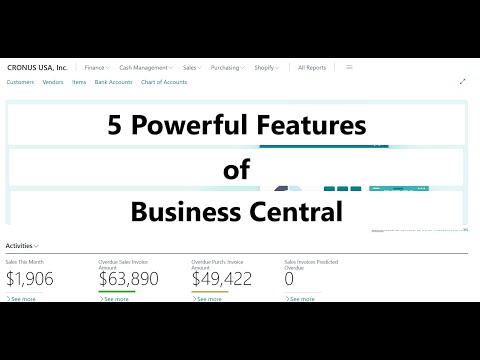 5 Powerful Features of Business Central You Should Know
