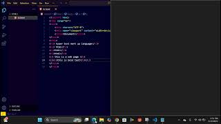 HTML basics