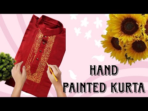 Unique kurta design tutorial..🖌️