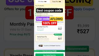 testbook pass pro free coupon code today offer| testbook pass pro coupon code today| #couponcode