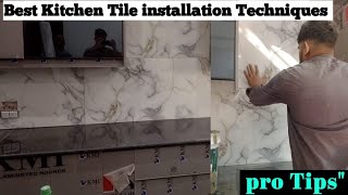 Best Kitchen Tile installation Techniques -- pro Tips" #kitchentiles #DIYTilework #tileinstallation