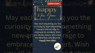 Thanks 2023 & Welcome 2024...! | Happy New Year | Learn N Njoy... #learnnnjoytrippledot