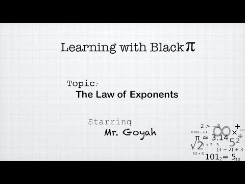 The Law of Exponents