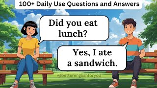 ✅ English Speaking Practice | 100 Questions & Answers to Boost Your Fluency