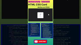 ✨ Click to Activate! Stylish Card UI with HTML & Tailwind CSS #tailwindcss #codingtips #shorts