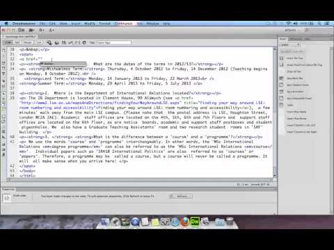 (Dreamweaver CS6) Hyperlinks II