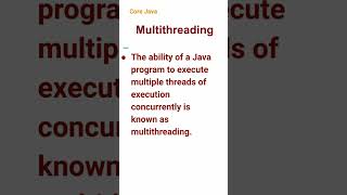 Multithreading (55) #corejava