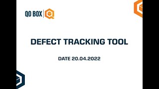 Defect Tracking Tool | QO-BOX