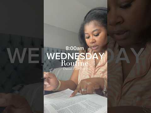 My 8am Routine #danielfast