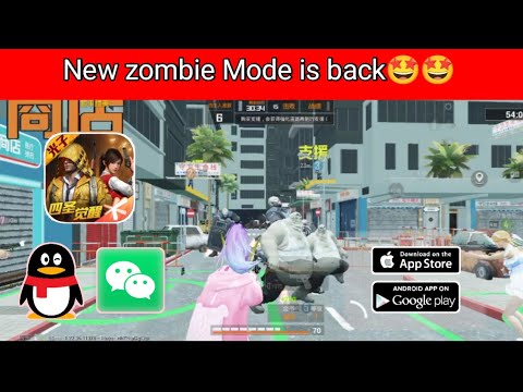 Trying My Favorite New Zombie Mode Pubg Mobile Bgmi Game For Peace | New zombie mode is back in BGMI
