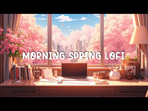 Morning Spring Lofi 🌥️ Lofi Chill Beat 🌸 Deep Focus to Study / Relax / Work with Spring Rhythms Lofi