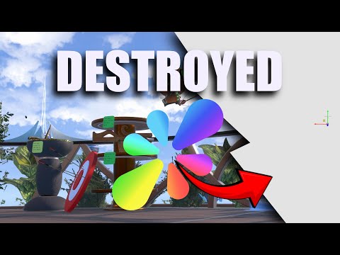 Deleting the ENTIRE world First time Resonite VR
