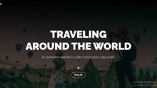 How to Create Responsive Travel Website Using HTML CSS | Tutorial