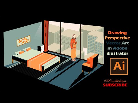 Drawing Perspective Vector Art in Adobe illustrator
