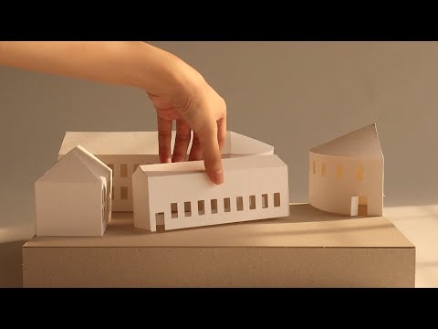 5-minute Simple Site Model for Architecture Students | Cinematic ASMR Build