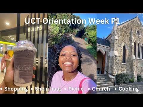 Uni Diaries | UCT O-Week, shopping, Shein haul, Kirstenbosch picnic, church, cooking