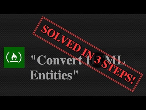 FreeCodeCamp - Convert HTML entities - SOLVED IN 3 EASY STEPS!