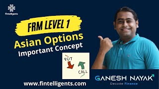 FRM Level 1 - Important Concept | Asian Options | FRM Preparation #frm