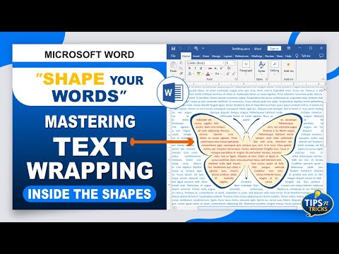 Mastering Text Wrapping: How to Wrap Text Inside Shapes in MS Word, Step by Step Tutorial