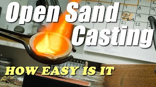 HOW TO DO OPEN SAND CASTING - my mistakes