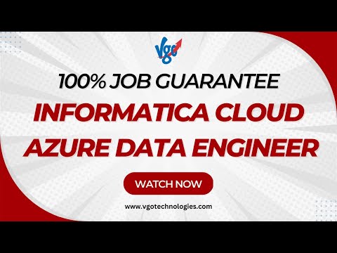100% Job Guaranteed || Informatica Cloud Azure Data Engineer